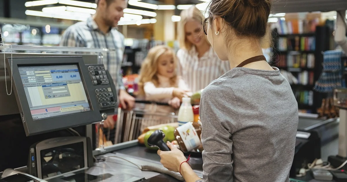 caixa supermercado