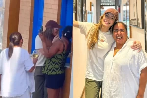 Claudia Leitte vai a bairro onde cresceu em Salvador e reencontra vizinhos: ‘Melhores lembranças que tenho’ claidsieosaude_alo_alo_bahia