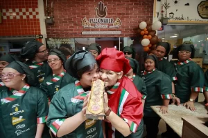 pizzaria sindrome de down