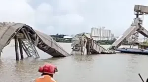 Depósito de grãos desaba sobre rio no Pará e deixa feridos; veja imagens desabamento-ocorreu-nesta-quinta-feira- (1)