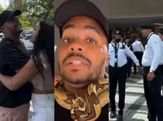 Influenciador é expulso de shopping no Recife após levar cobra de estimação