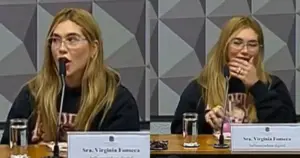 VÍDEO: Virginia Confunde Microfone com Canudo e Viraliza Durante CPI das Bets Virginia Fonseca