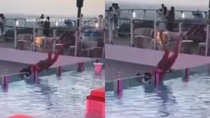 Passageiro cai de piscina infinita no maior cruzeiro do mundo - Veja vídeo homem-cai-piscina-960×540